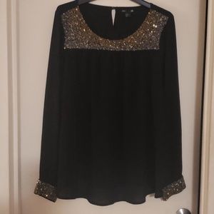 H&M Mama Collection Sequined Blouse